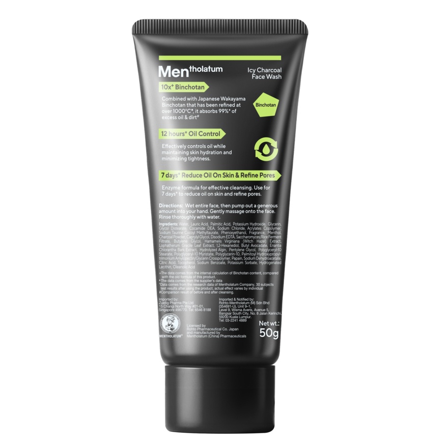 Icy Charcoal Face Wash 50ml