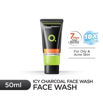 MENTHOLATUM MEN Icy Charcoal Face Wash 50ml