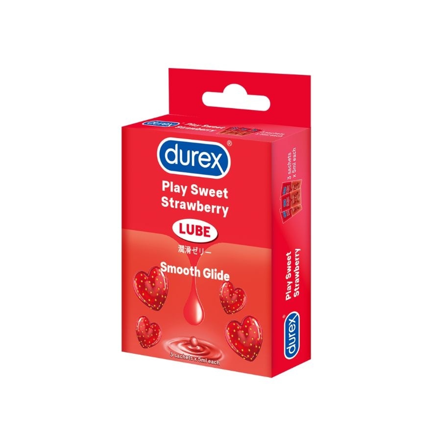 Durex Lube Strawberry 5mlX3s