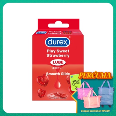 DUREX - Durex Lube Strawberry 5mlX3s