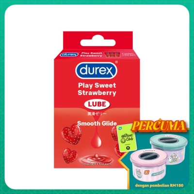 DUREX Durex Lube Strawberry 5mlX3s