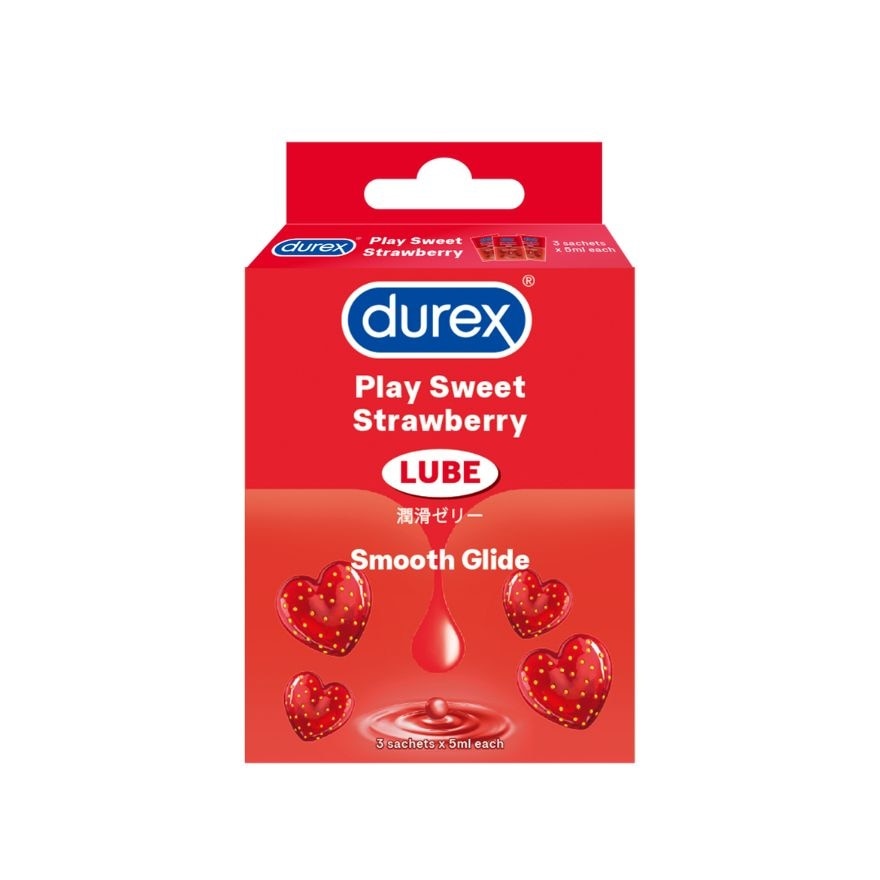 Durex Lube Strawberry 5mlX3s