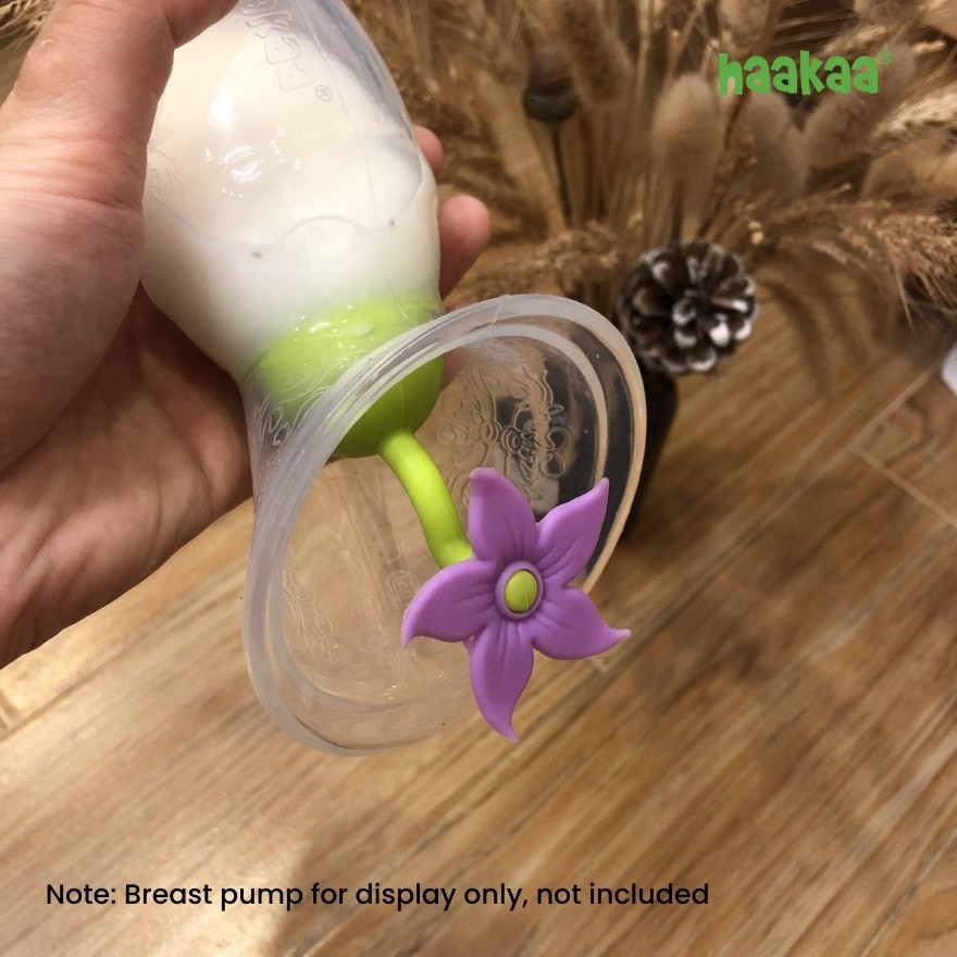 Breastpump Purple Flower Stopper 1 pc