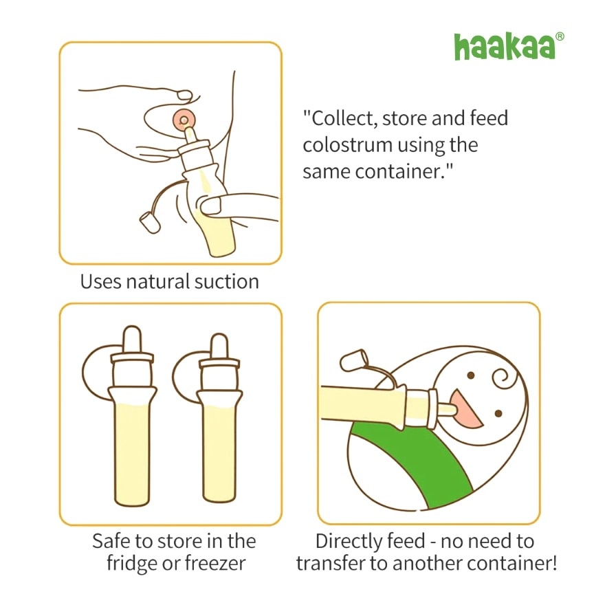 Silicone Colostrum Collector 2 pcs