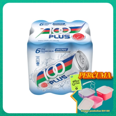 100PLUS - Original Carbonated Isotonic Electrolyte Drink 6x325ml