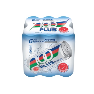 100PLUS - Original Carbonated Isotonic Electrolyte Drink 6x325ml