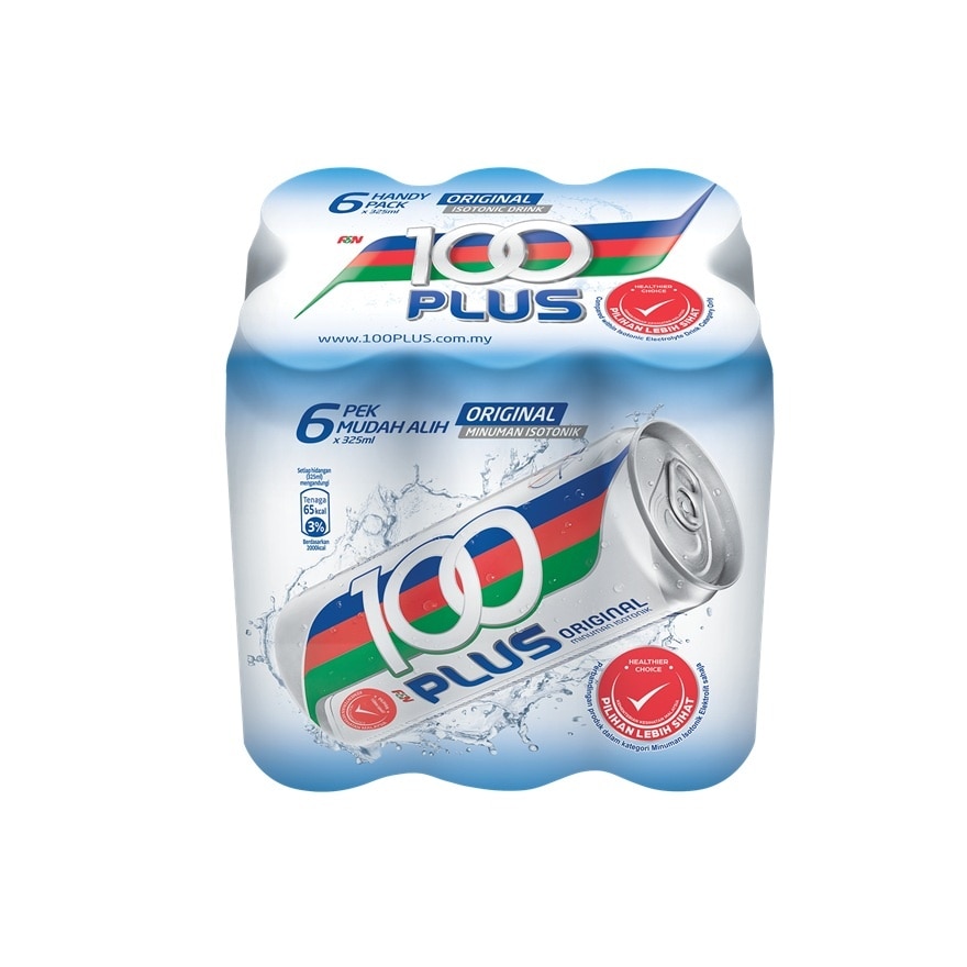 Original Carbonated Isotonic Electrolyte Drink 6x325ml