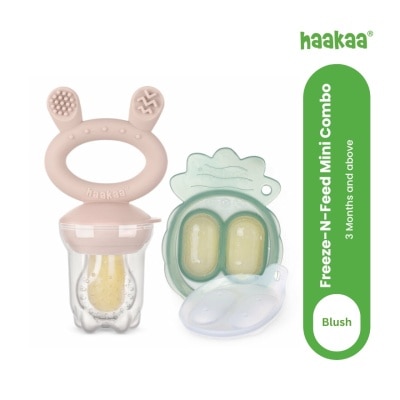 HAAKAA Freeze n Feed Mini Combo Feeder and Mini Tray Blush