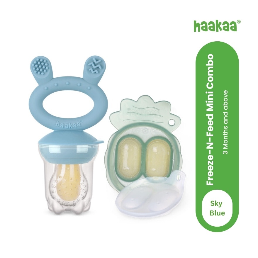 Freeze N Feed Mini Combo Feeder and Mini Tray Sky Blue