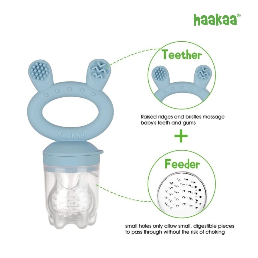 Freeze N Feed Mini Combo Feeder and Mini Tray Sky Blue
