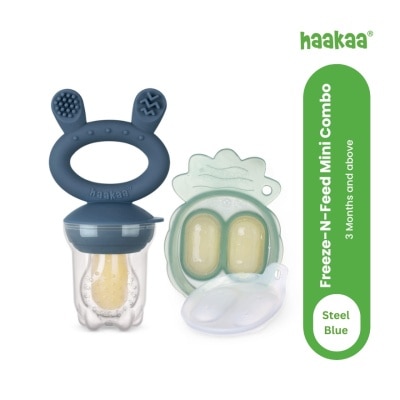 HAAKAA Freeze N Feed Mini Combo Feeder and Mini Tray Steel Blue