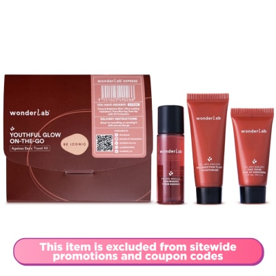 WONDERLAB Ageless Basic Travel Kit Packed Set