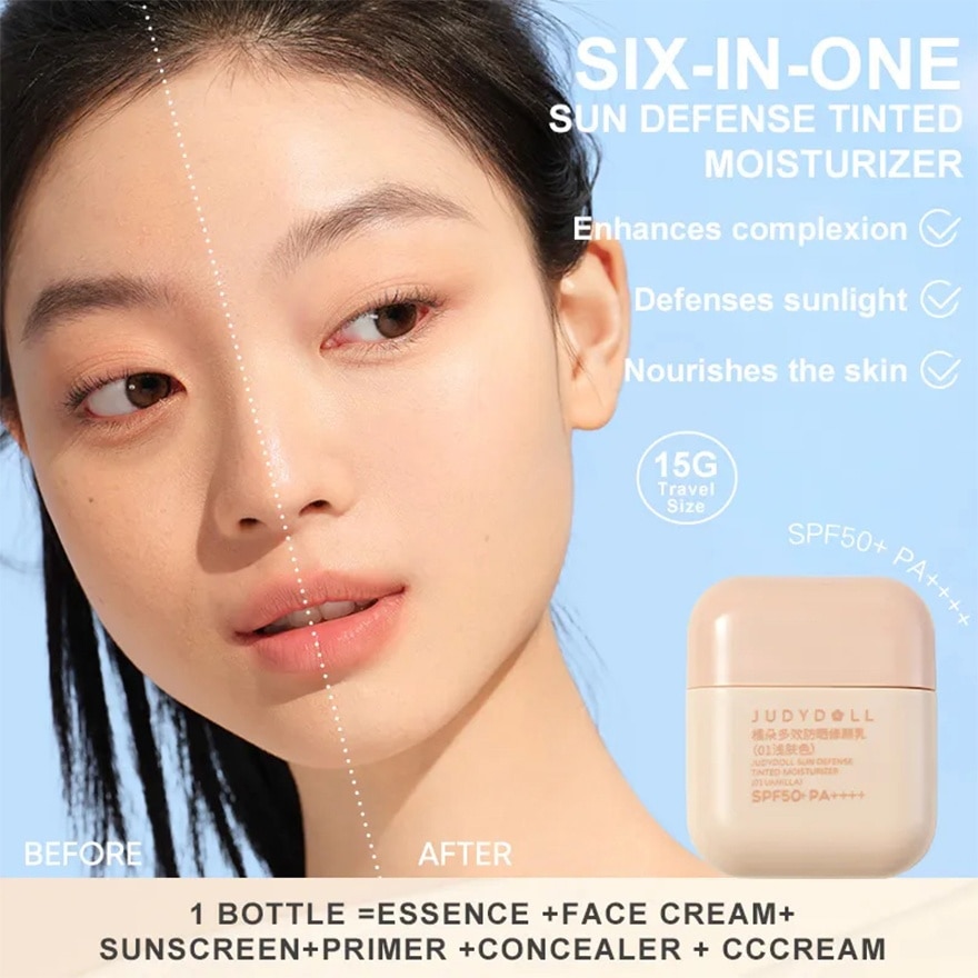 Sun Defense Tinted Moisturizer 01 Light Skin Tone 15g