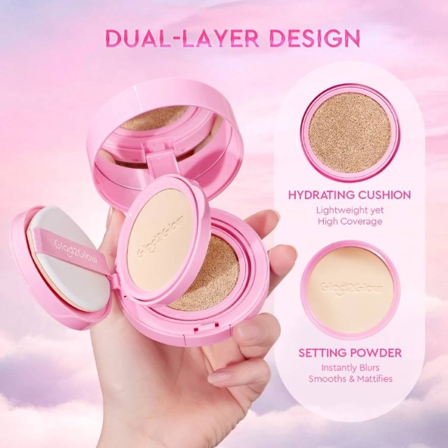 2-In-1 Perfect Pair Cushion Powder 01 Buttercream 11g + 8g
