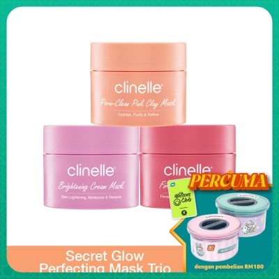CLINELLE Secret Glow Perfecting Mask Trio