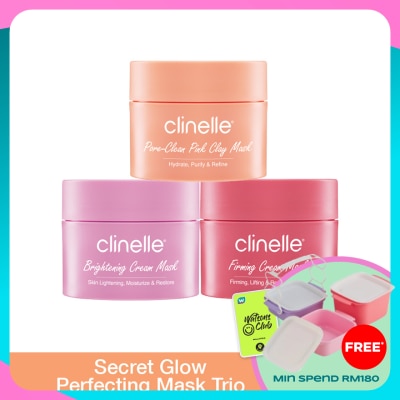 CLINELLE Secret Glow Perfecting Mask Trio