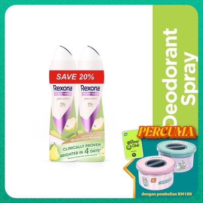 REXONA Vitamin Bright Pear Restore Spray Deo 2x135ml