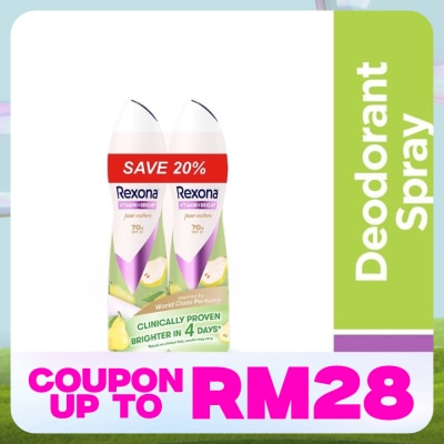 REXONA Vitamin Bright Pear Restore Spray Deo 2x135ml