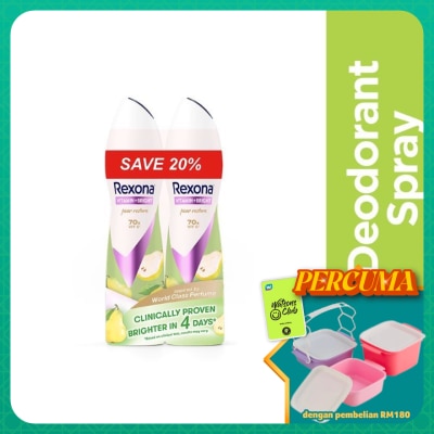 REXONA - Vitamin Bright Pear Restore Spray Deo 2x135ml