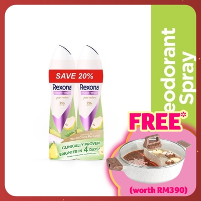 REXONA Vitamin Bright Pear Restore Spray Deo 2x135ml