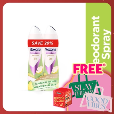 REXONA Vitamin Bright Pear Restore Spray Deo 2x135ml