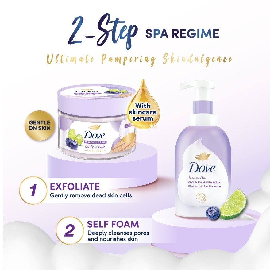 Body Scrub Blueberry & Lime 280gram