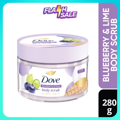 DOVE Body Scrub Blueberry & Lime 280gram