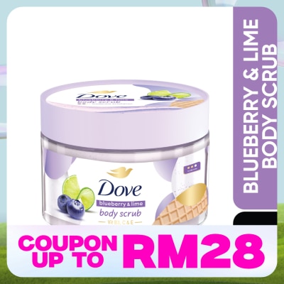 DOVE Body Scrub Blueberry & Lime 280gram