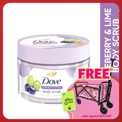 DOVE Body Scrub Blueberry & Lime 280gram