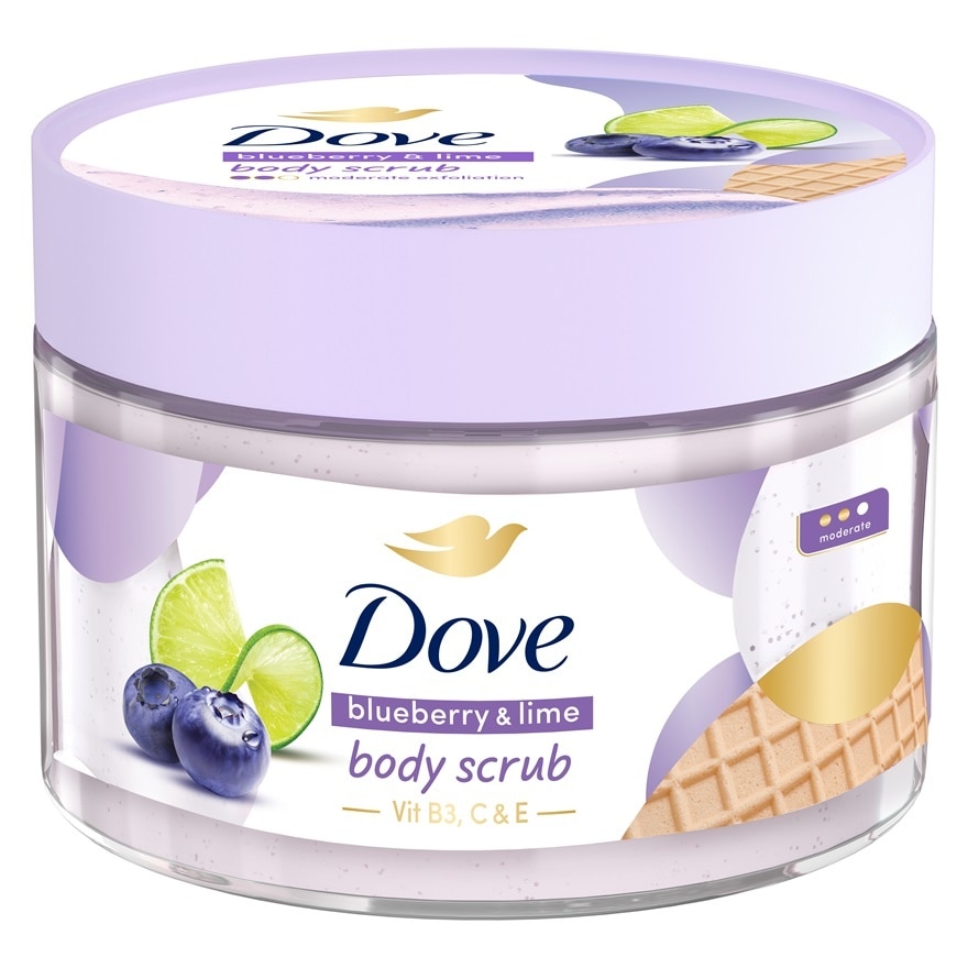 Body Scrub Blueberry & Lime 280gram