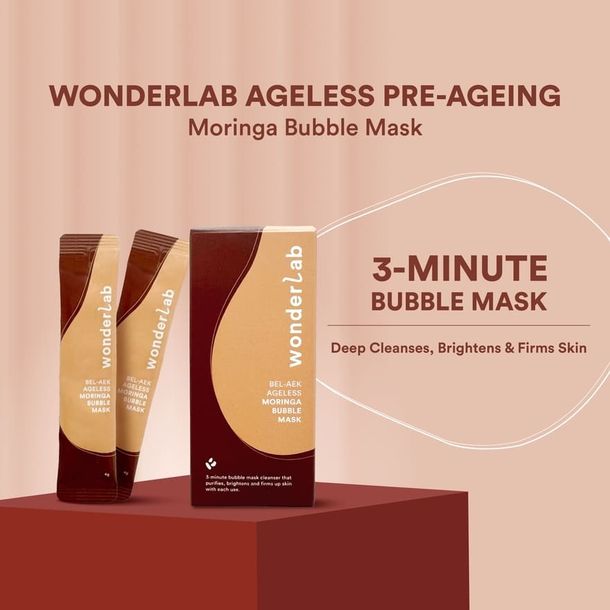 Wonderlab Ageless Bel-Aek Moringa Bubble Mask Packed Set