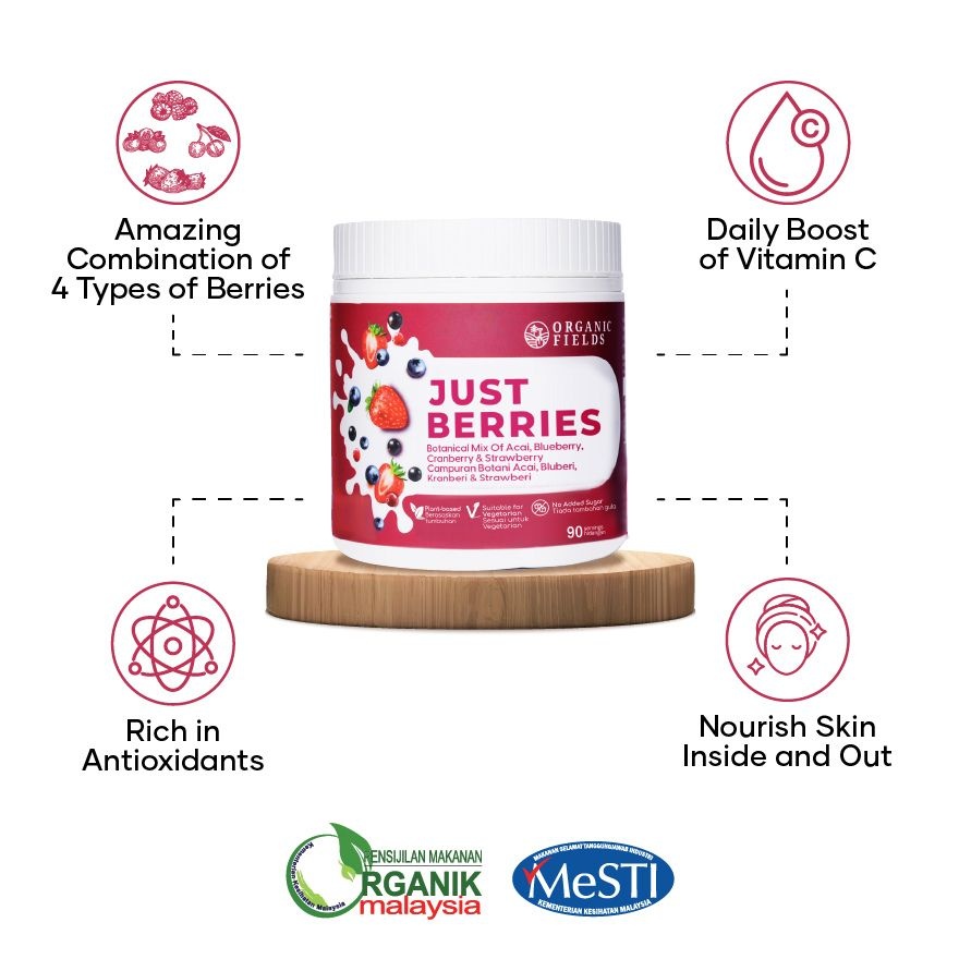 Superfoods Organic Just Berries 180g image