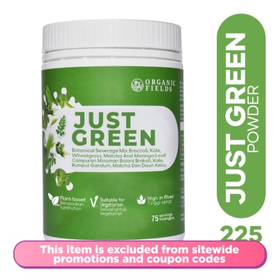 ORGANIC FIELDS - Superfoods Organic Just Green 225g