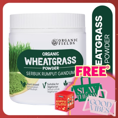 ORGANIC FIELDS Superfoods Organic Wheatgrass Powder 100g