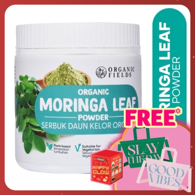 ORGANIC FIELDS Superfoods Organic Moringa Leaf Powder 180g