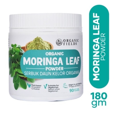 ORGANIC FIELDS Superfoods Organic Moringa Leaf Powder 180g