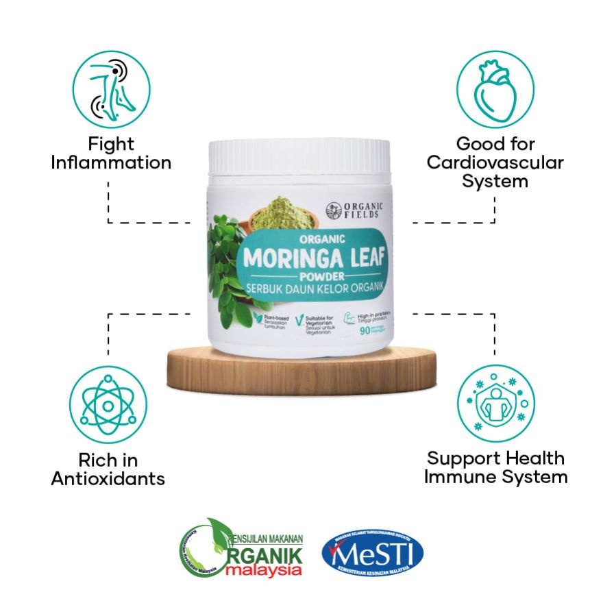 Superfoods Organic Moringa Leaf Powder 180g image