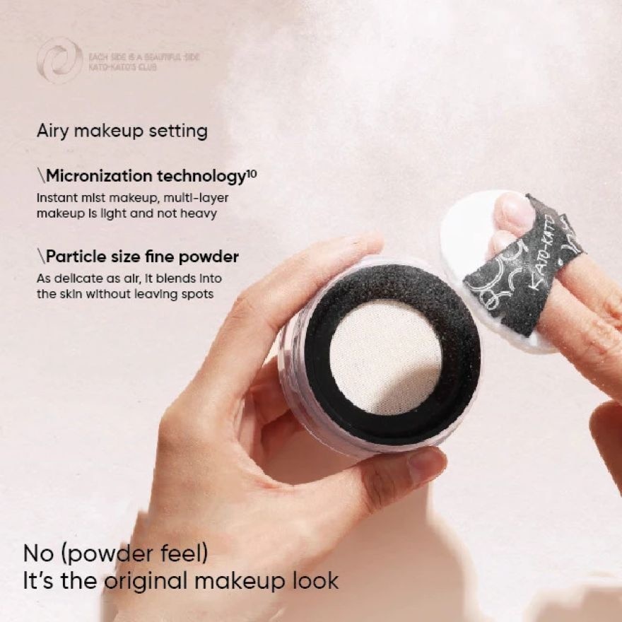 Refresh Makeup Setting Powder Oil Control Loose Powder 01 Nude