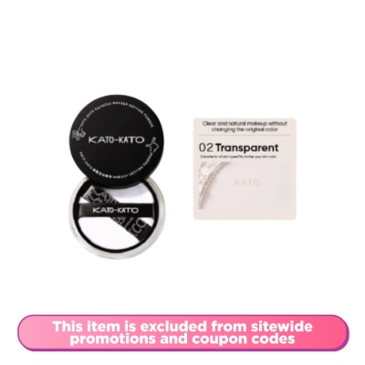 KATO-KATO Refresh Makeup Setting Powder Oil Control Loose Powder 02 Transparent