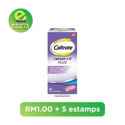 ESTAMP CALTRATE 600 Plus Calcium with Vitamin D & Minerals 60s