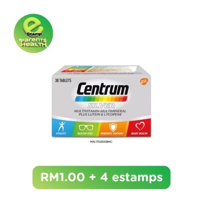 ESTAMP CENTRUM CENTRUM Silver Multivit-Multimin + Lutein & Lycopene 30s