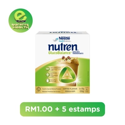 ESTAMP NESTLE NUTREN Glucobalance Coffee 6s