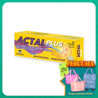 ACTAL - Plus Tab 333mg 20's (Relief Of Pain and Flatulence)