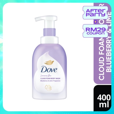 DOVE Blueberry & Lime Self Foaming Cloud Foam Shower 400ml