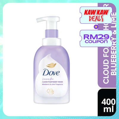 DOVE Blueberry & Lime Self Foaming Cloud Foam Shower 400ml