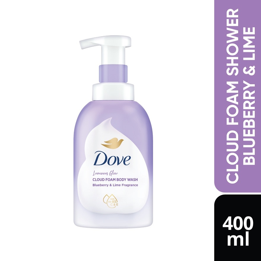 Blueberry & Lime Self Foaming Cloud Foam Shower 400ml