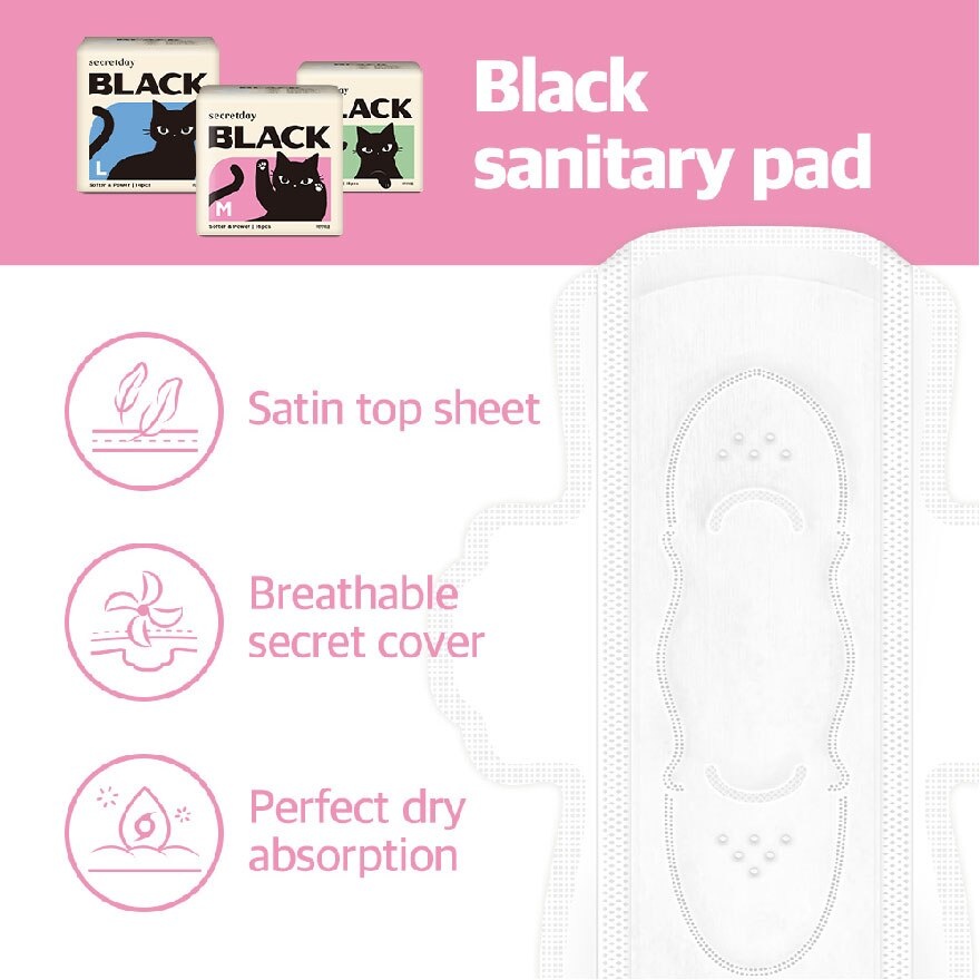 Black Medium 24.5cm 16s