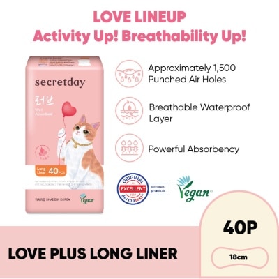 SECRET DAY Love Plus Long Liner 18cm 40s