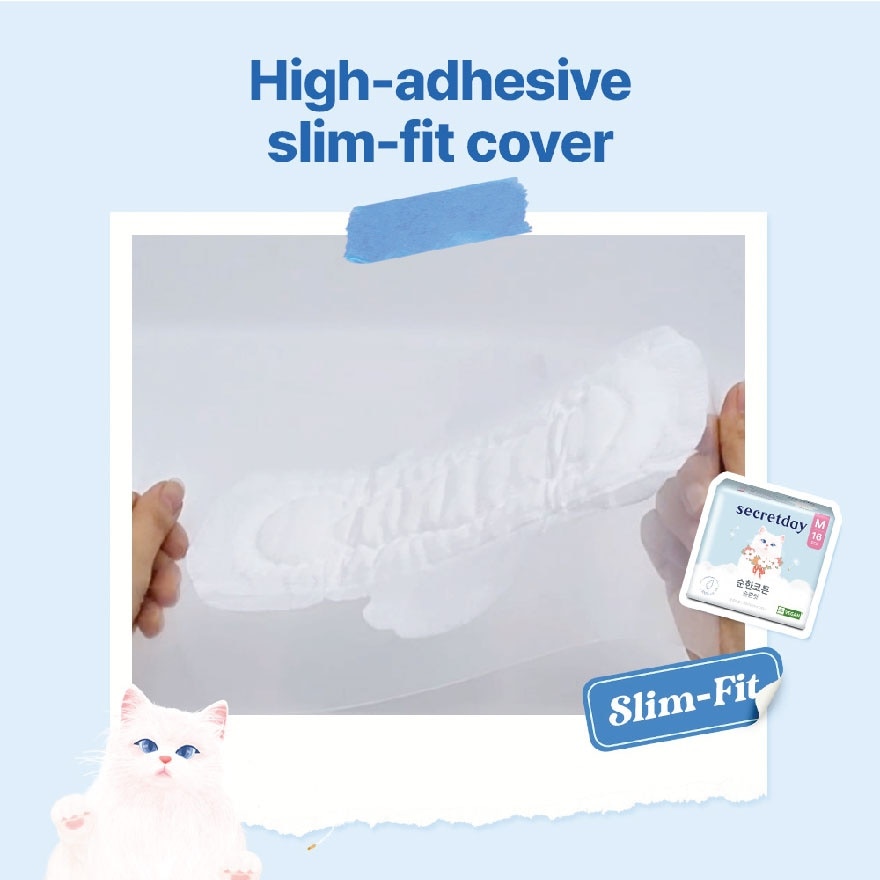 Pure Cotton Slim-Fit Overnight 36cm 10s