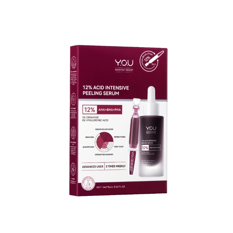 Reeffect Boost 12% Acid Intensive Peeling Serum-1.5ml x 5